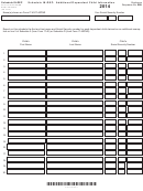 Form It-40/it-40pnr - Schedule In-dep - Additional Dependent Child Information - 2014