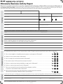 Fillable Form M4r - Minnesota Business Activity Report Printable pdf