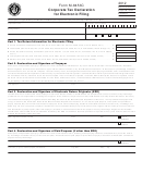 Form M-8453c - Corporate Tax Declaration For Electronic Filing - 2012