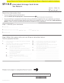 Form St-14-x - Amended Chicago Soft Drink Tax Return
