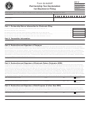 Form M-8453p - Partnership Tax Declaration For Electronic Filing - 2012