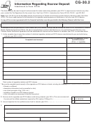 Form Cg-30.2 - Information Regarding Escrow Deposit - 2014