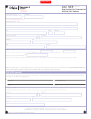 Form Cat Ref - Application For Commercial Activity Tax Refund
