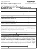 Form Dr 8453c - Corporate Income Tax Declaration For Electronic Filing - State Of Colorado