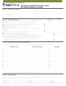 Form Rmft-71-x - Amended Liquified Petroleum Gas Tax Return/claim For Credit