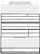 Form Rpd-41377 - Manufacturers Agreement To Pay Gross Receipts Tax On Behalf Of A Utility Company For Certain Utility Sales