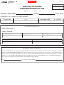 Form Dte 92 - Application For Approval Of Appraisal-related Contracts