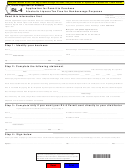 Form Rl-4 - Application For Permit To Purchase Alcoholic Liquors Tax Free For Nonbeverage Purposes