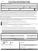 Form Rpd - 41350 - E-file Exception Request Form