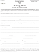 Form 51a222 - Certificate Of Exemption For Alcohol Production Facilities