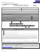 Form De-8453-ol - Delaware Individual Income Tax Declaration For On-line Filing - 2014