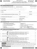 Form 1100cr - Computation Schedule For Claiming Delaware Economic Development Credits