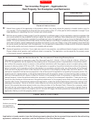 Form Dte 24 - Tax Incentive Program - Application For Real Property Tax Exemption And Remission