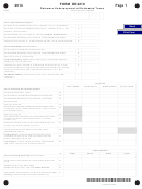 Form De2210 - Delaware Underpayment Of Estimated Taxes - 2014