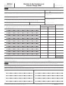 Fillable Form 4876-A - Election To Be Treated As An Interest Charge Disc Printable pdf
