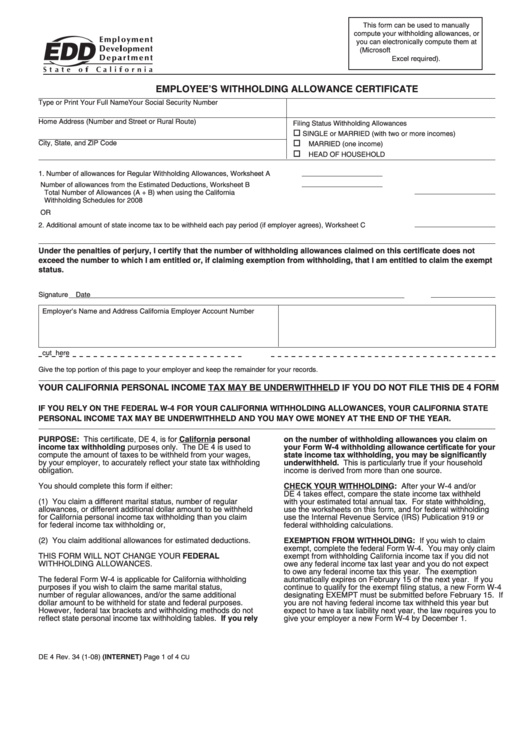 fillable-employee-s-withholding-allowance-certificate-printable-pdf