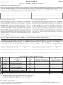 Form Gaa-2 - Transfer Of Clhiga Assessment Credit - 2014