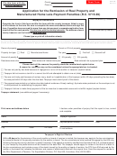 Form Dte 23a - Application For The Remission Of Real Property And Manufactured Home Late-payment Penalties (r.c. 5715.39)