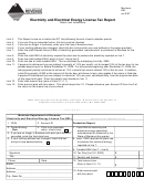 Form Eel - Electricity And Electrical Energy License Tax