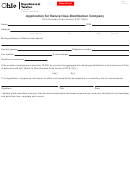Form Mcf 1 - Application For Natural Gas Distribution Company