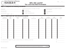 Schedule E (Form Rmft-10) - Mft, Ust, And Eif Tax- And Fee-Paid Purchases Printable pdf