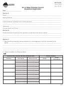 Form Cab-2 - Air Or Water Pollution Control Equipment Application Printable pdf