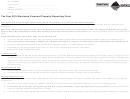Fillable Business Personal Property Reporting Form - Montana Department Of Revenue - 2014 Printable pdf
