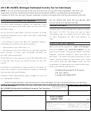 Form Mi-1040es - Michigan Estimated Income Tax For Individuals - 2013