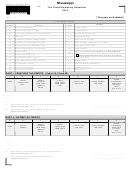 Form 84-401-12-8-1-000 - Mississippi Tax Credit Summary Schedule - 2012
