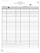 Form 80-155-12-8-1-000 - Mississippi Net Operating Loss Schedule - 2012