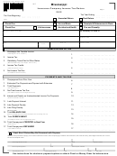 Form 83-391-12-8-1-000 - Mississippi Insurance Company Income Tax Return - 2012