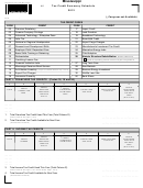 Form 83-401-12-8-1-000 - Mississippi Tax Credit Summary Schedule - 2012