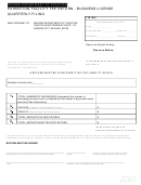 Fillable Form Eff Q Return - Exhibition Facility Fee Return - Business License Quarterly Filing Printable pdf