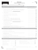 Form 80-108-12-8-1-000 - Mississippi Adjustments & Contributions - 2012