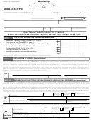 Form 84-115-12-8-1-000 - Mississippi Pass-through Entity Declaration For Electronic Filing - 2012