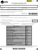 Montana Form Cc - College Contribution Credit - 2012