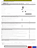 Form Rpu-13 - Electricity Excise Tax Return