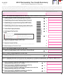Form D-403tc - Partnership Tax Credit Summary - 2012