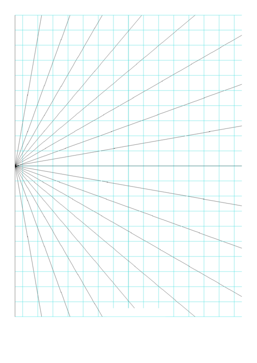 1 Point Left - 10 Degree Portrait Perspective Grid Template Printable pdf