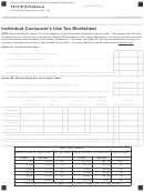 Schedule U - Rhode Island And Providence Plantations Individual Consumer's Use Tax Worksheet - 2014