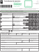 Form Dr-1 - Florida Business Tax Application