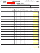Schedule D (form 40) - Alabama Net Profit Or Loss - 2014