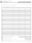 Schedule H1 - Iowa Corporation Computation Of Federal Tax Refund/deduction - 2014