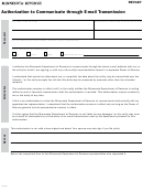 Form Rev187 - Minnesota Authorization To Communicate Through E-mail Transmission