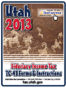 Instructions For Utah Fiduciary Return (tc-41) - 2013