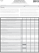 Form D-422a - Annualized Income Installment Worksheet - 2013