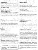 Instructions For Form Ia 1120a - Iowa Corporation Income Tax Return - Short Form - 2011