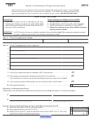 Arizona Form 201 - Renter's Certificate Of Property Taxes Paid - 2013