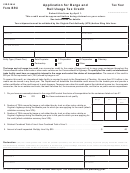 Form Bru - Virginia Application For Barge And Rail Usage Tax Credit