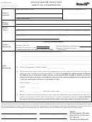 Form 51a160 - Application For Truck Part Direct Pay Authorization